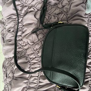 J.Crew Black Leather Bag